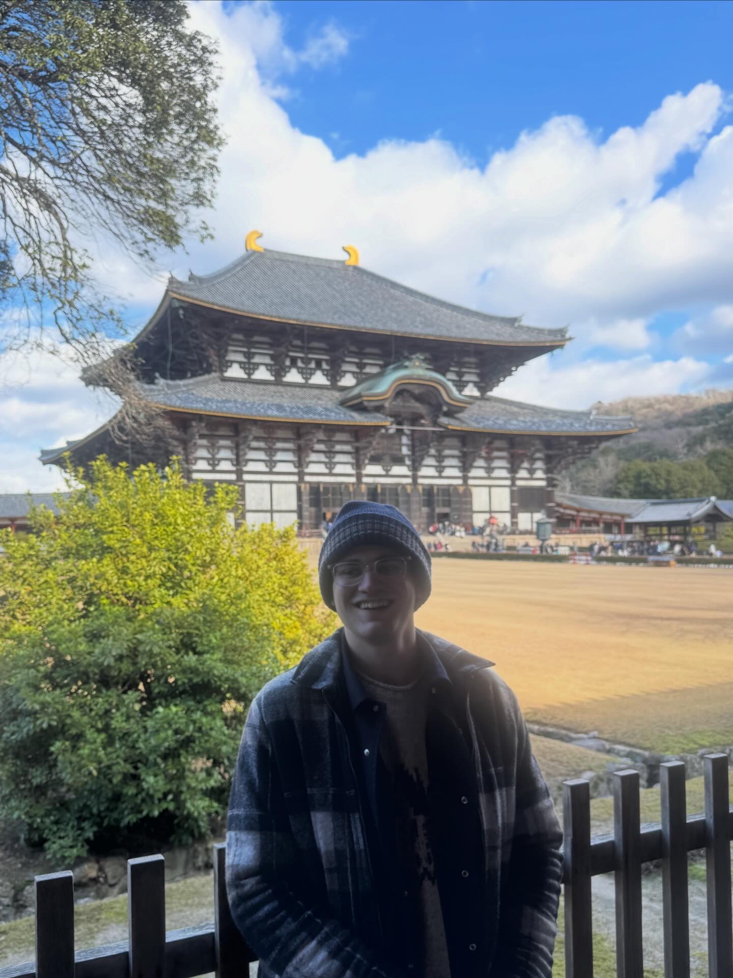 Temple building photographed during travel